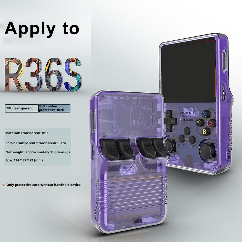 Gaming Console R36S - Capa Protetora para Console de Jogos
