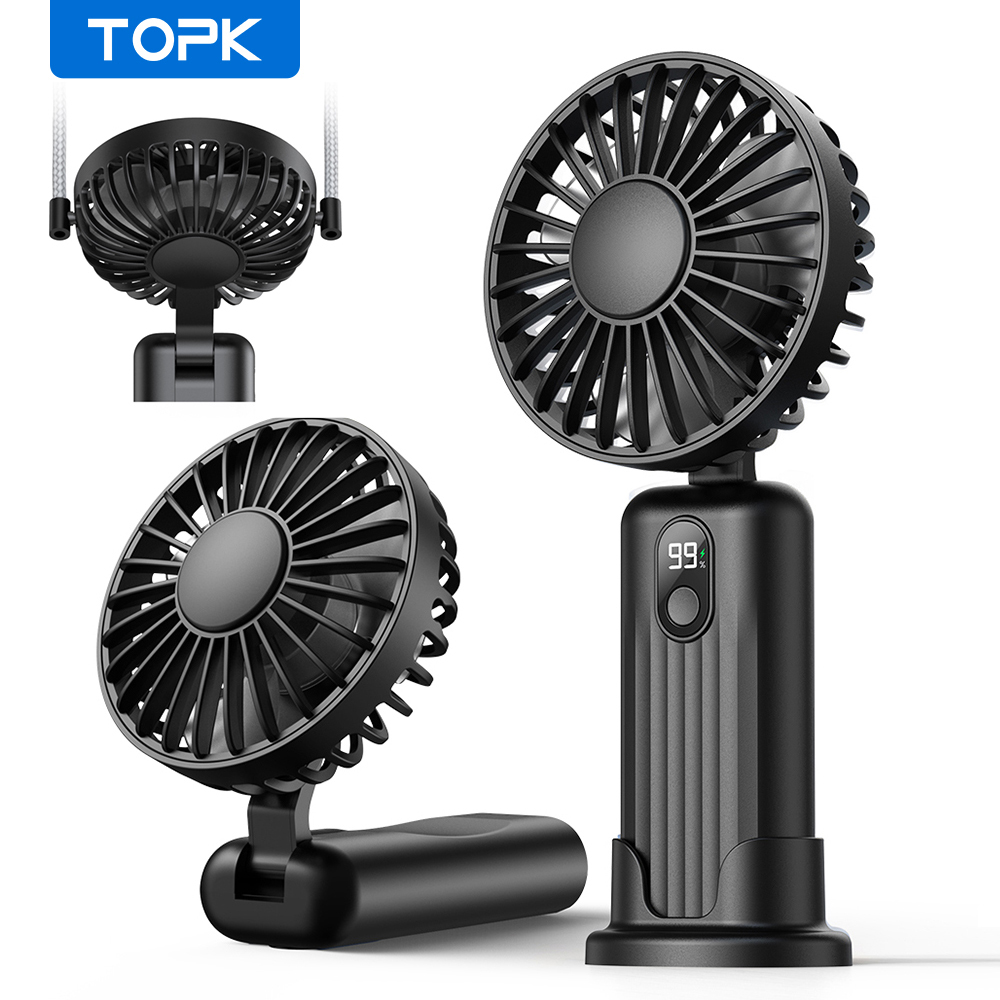 Gaming Console K36 - Topk mini ventilador portátil, 2400mah usb
