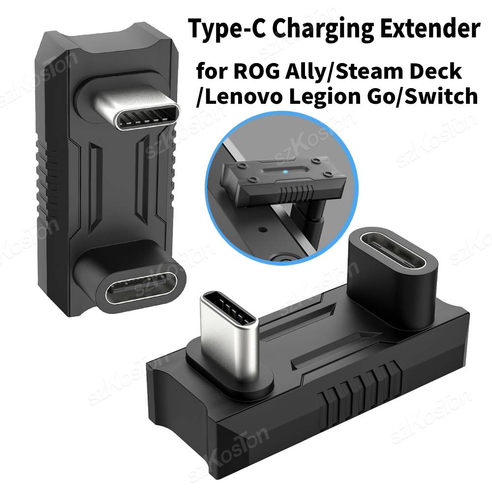 Gaming Console Steam Deck - Extensor de Carregamento Rápido 180 °