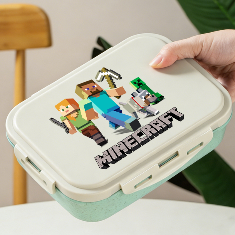 Gaming Console With Minecraft - Lancheira Bento Minecrafted: Novas Caixas de