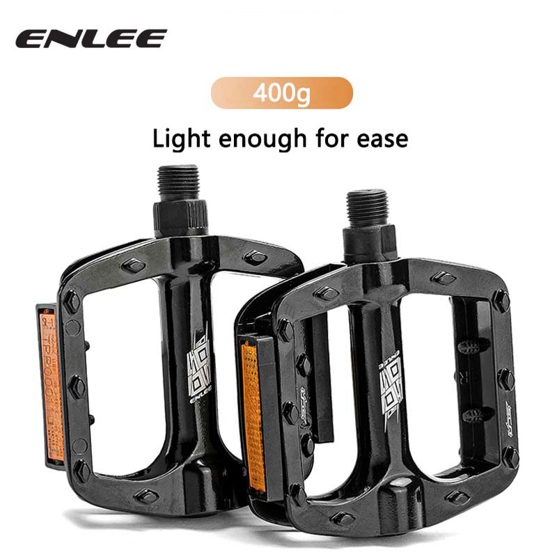 Racing Pedal Set - ENLEE-Pedais de Bicicleta Antiderrapantes Ultraleves, 3