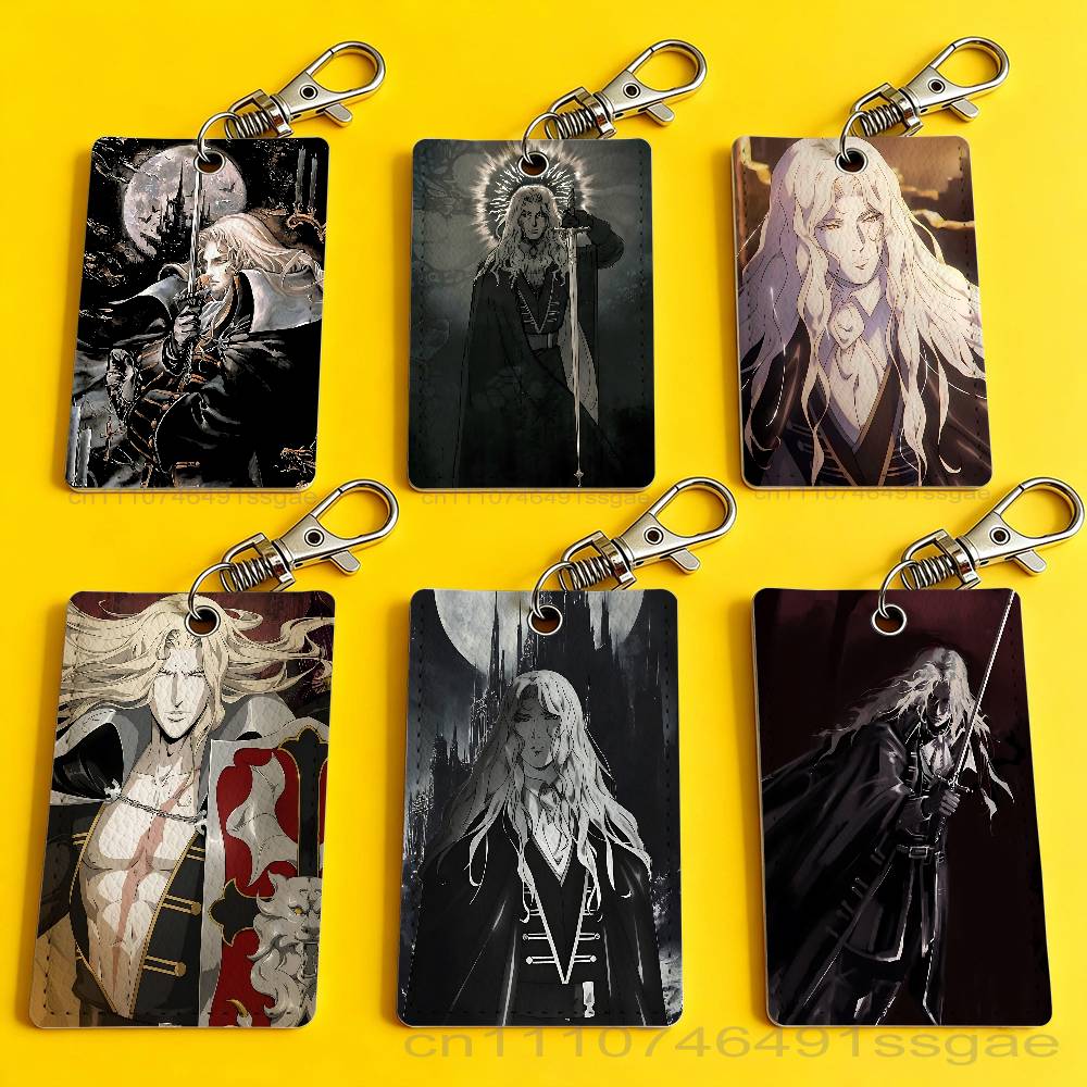 Gaming Console Case - Chaveiro porta-crachá Game C-Castlevania Alucard para
