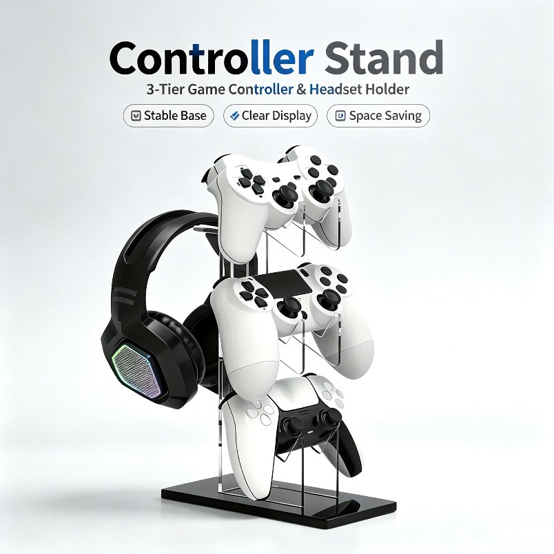 Suporte para Gamepad de 3 Níve - Gaming Console Organizer avaliação e preço