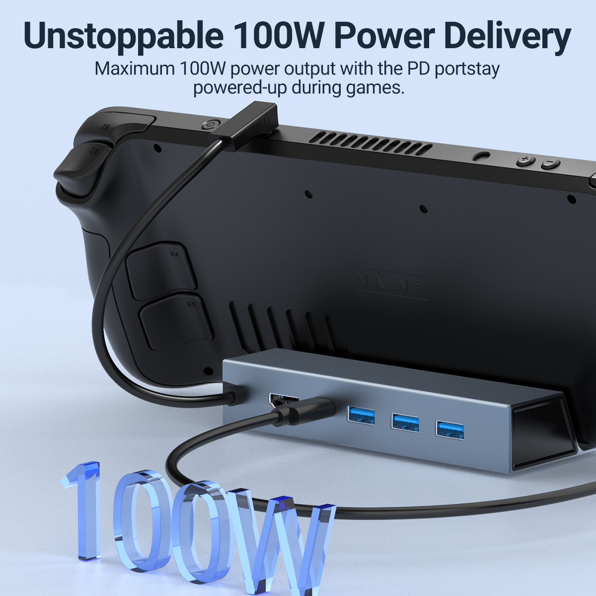 5 em 1 USB-C jogo hub tipo-c c - Gaming Console Steam Deck avaliação e preço