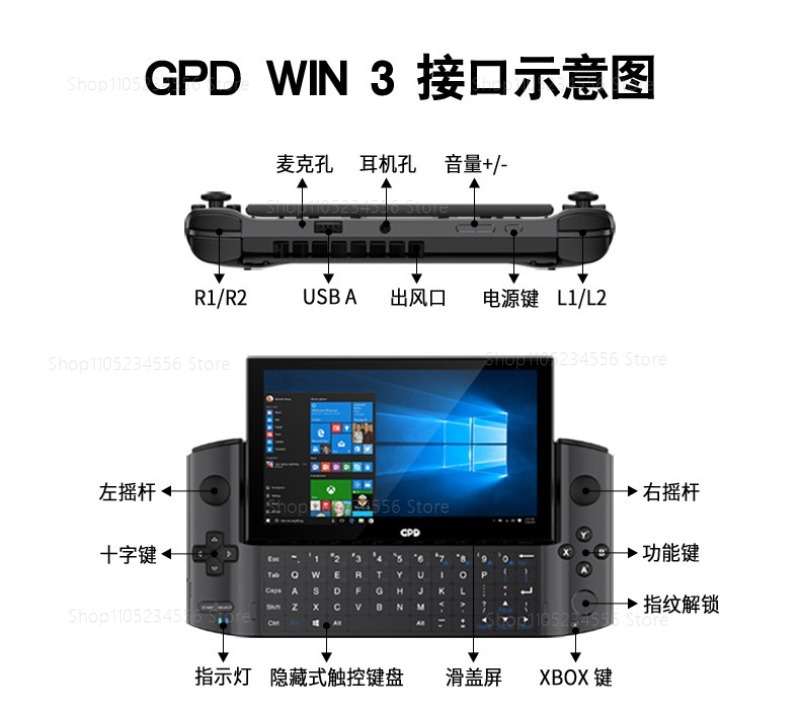 Console de jogos com tela exte - Gaming Console Kit avaliação e preço