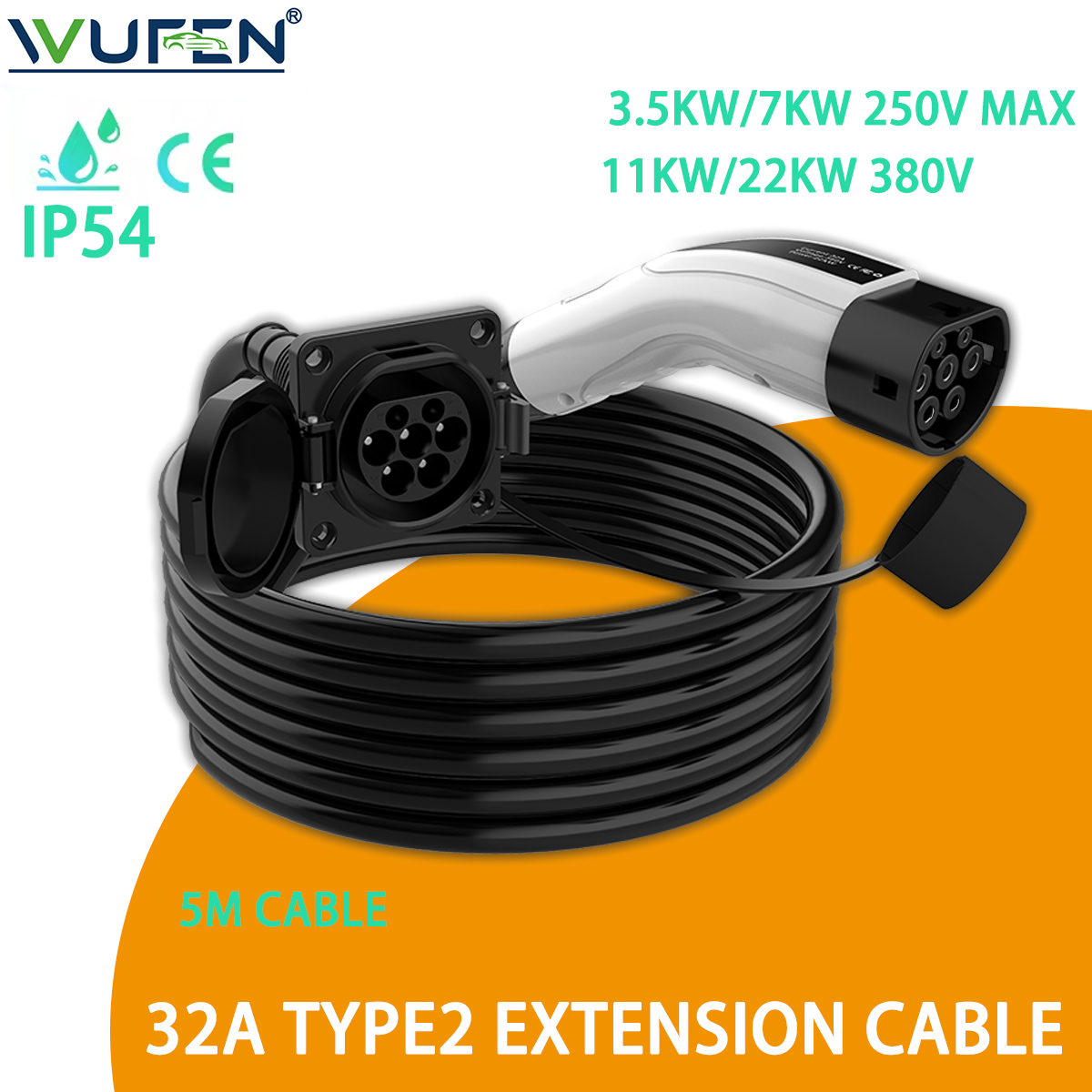 Wufen tipo 2 cabo de extensão  - Pc Gaming Handheld Console avaliação e preço