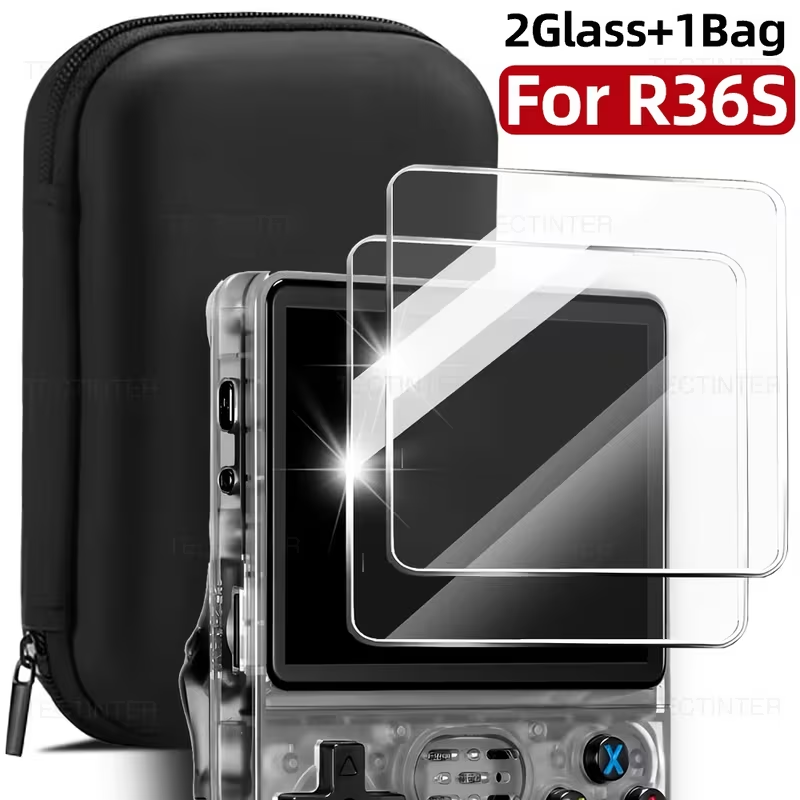 Bolsa de armazenamento 3 em 1  - Gaming Console R36S avaliação e preço