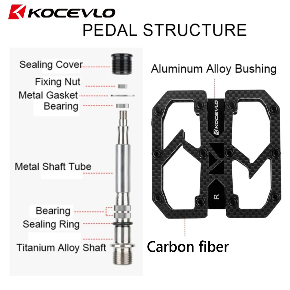 KOCEVLO Pedal de fibra de carb - Racing Pedal Set avaliação e preço