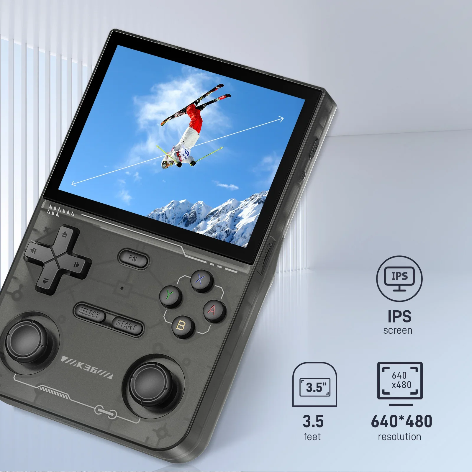 Gaminja k36 3.5 Polegada tela  - Gaming Console K36 avaliação e preço