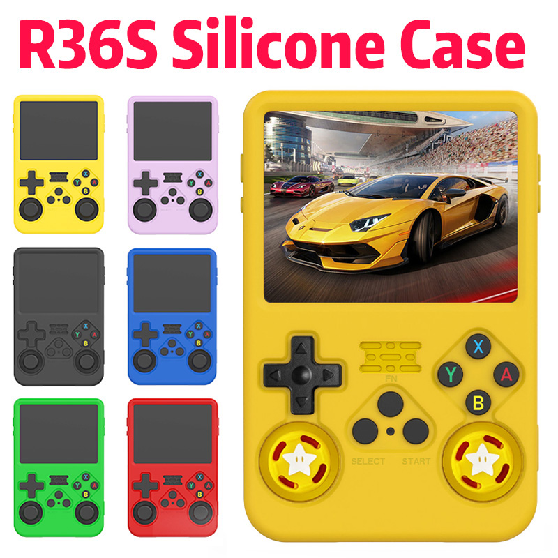 Capa protetora de silicone col - Gaming Console R36S avaliação e preço