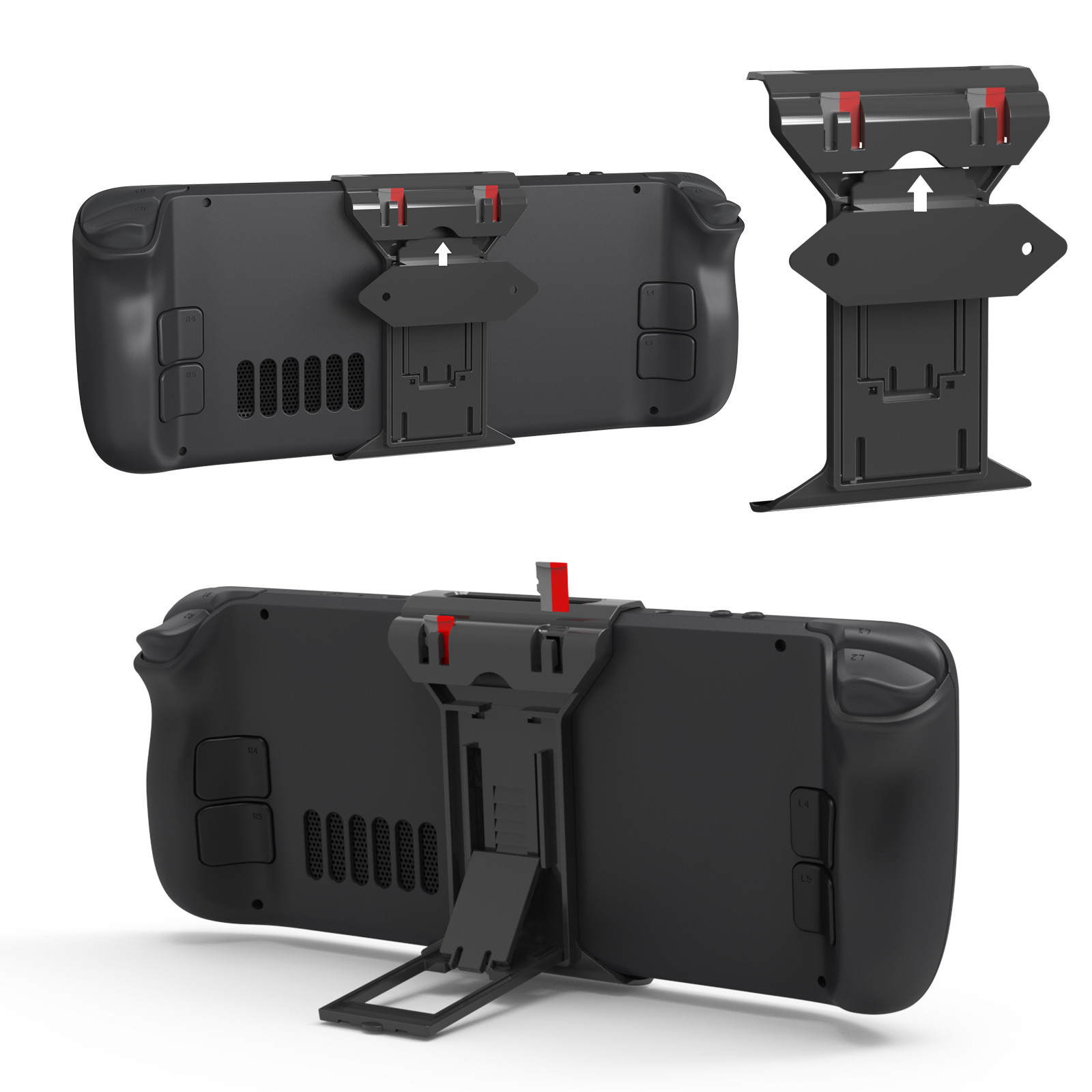 Suporte de mesa dobrável preto - Gaming Console Organizer avaliação e preço