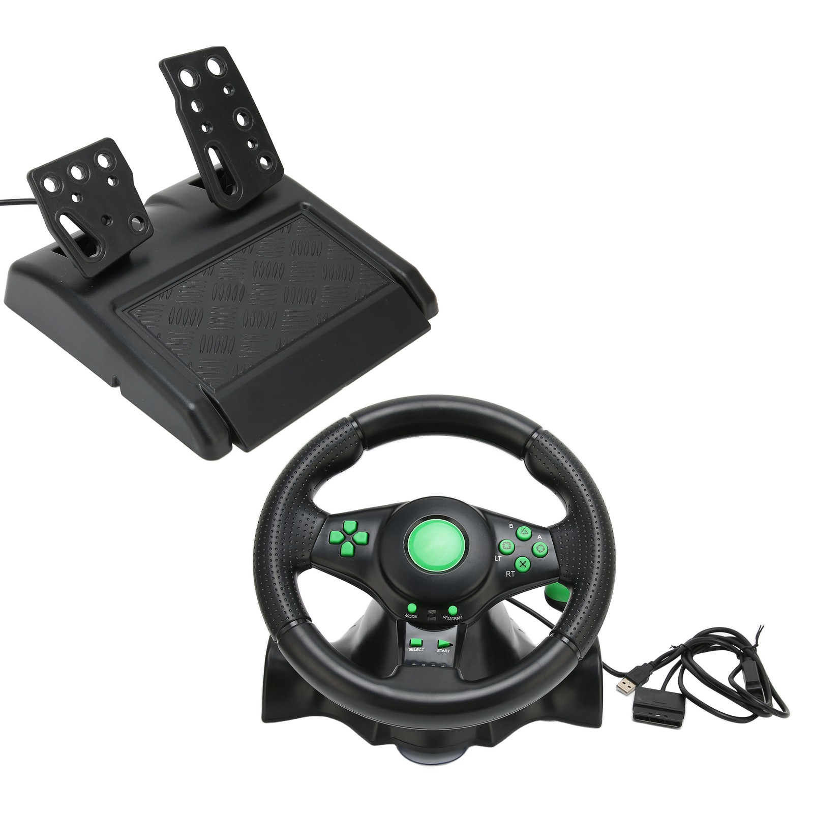 Volante de Corrida para PC, Vo - Racing Pedal Set avaliação e preço